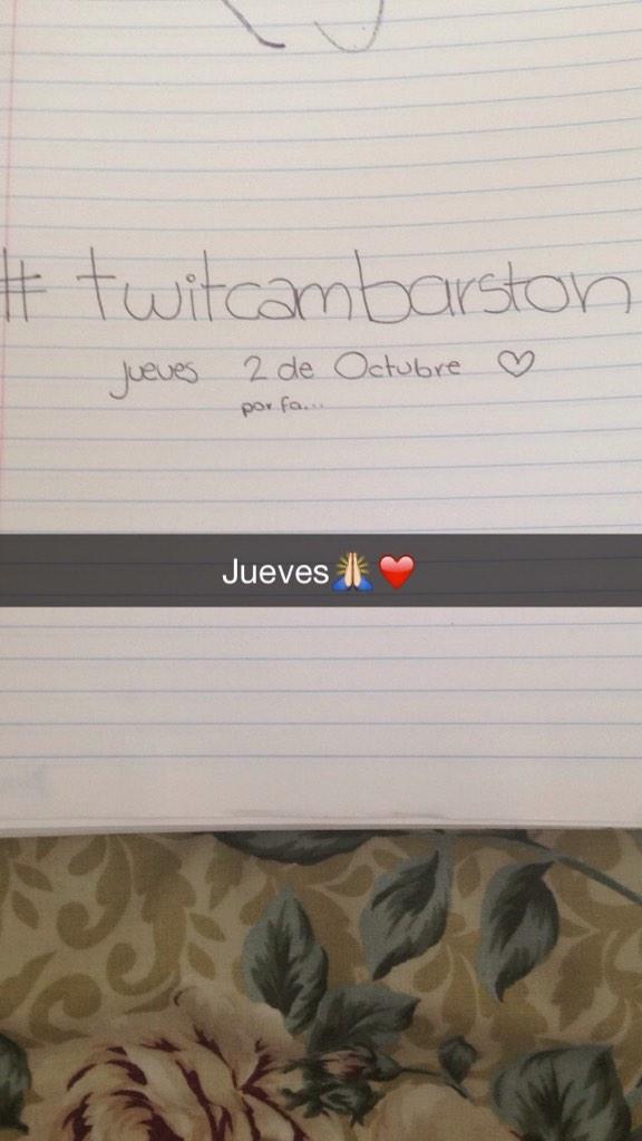 gabtrevino_'s tweet photo. #TwitCamBarston hoy🙏 @BarstonOficial http://t.co/iPpS2bECJB