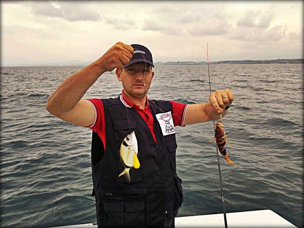 UccialiFT's tweet image. Our Mike in training for the race of #BoatFishing, with a #bream and a #glosbe in one -two @UccialiFT