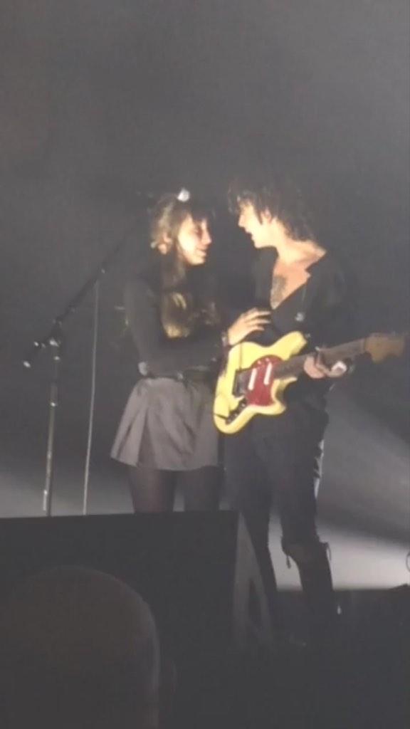 SDecourcey's tweet photo. Best moment of my whole fucking life thank you so much you guys generally mean the world to me @Truman_Black @the1975 http://t.co/bq1yDKvQrz