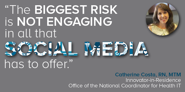 #Socialmedia in #healthcare has reached "perfect storm" status, says <a href="/ONC_HealthIT/">Office of the National Coordinator for Health IT</a>'s Costa >> ow.ly/CdoPZ