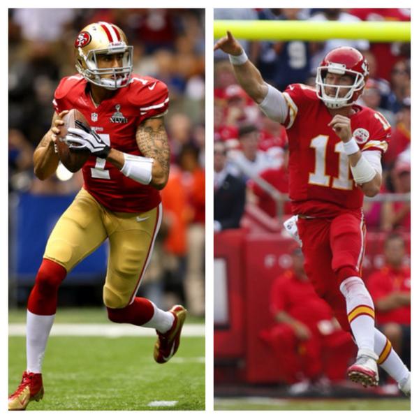 BattlesBest's tweet photo. Retweet for Colin Kaepernick

Favorite for Alex Smith http://t.co/YZiJ15XYRJ