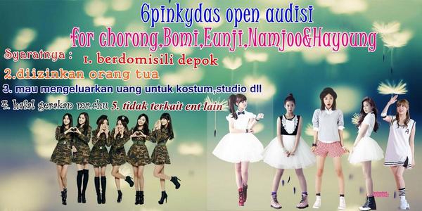 @RedMuffinDC annyeong mind to followback? Hi! 6pinkydas open audisi for all posisi ex naeun ^^