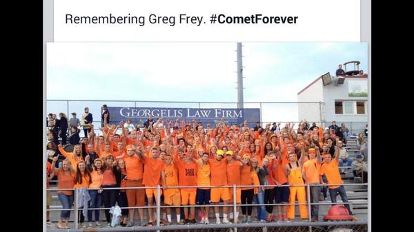CometNation2014's tweet photo. @HempfieldProbs2 @2015StudentSec Loud, proud, and better than you #sidewayssection #neverforgetGF http://t.co/q3yfc5OyDs