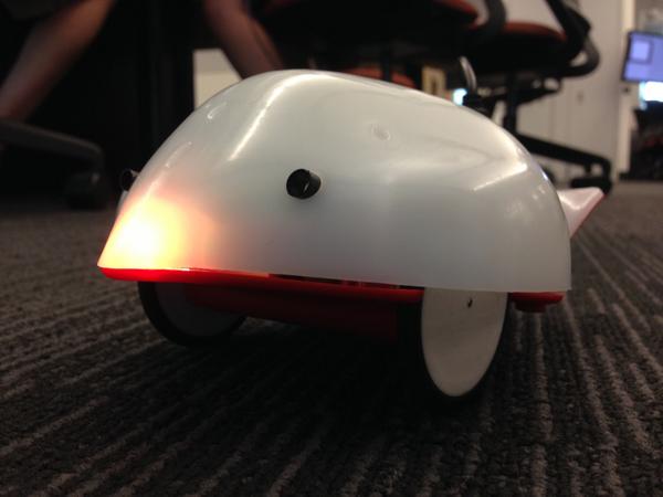 JHoaglun's tweet image. Finch robot at #coderdojotc