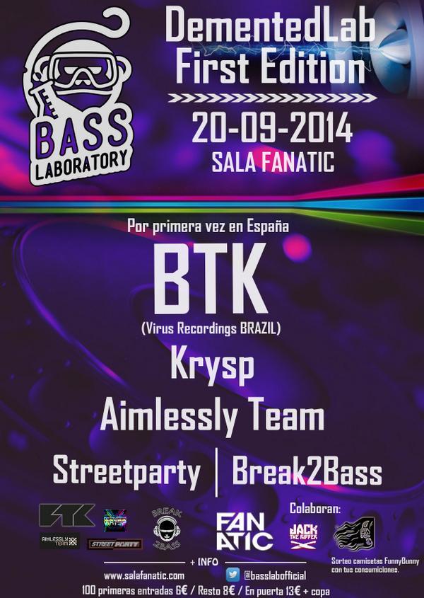 BassLabOfficial's tweet photo. En apenas 3 horas dará comienzo la fiesta! Os esperamos en Fanatic! http://t.co/8dNNdOAE9Z