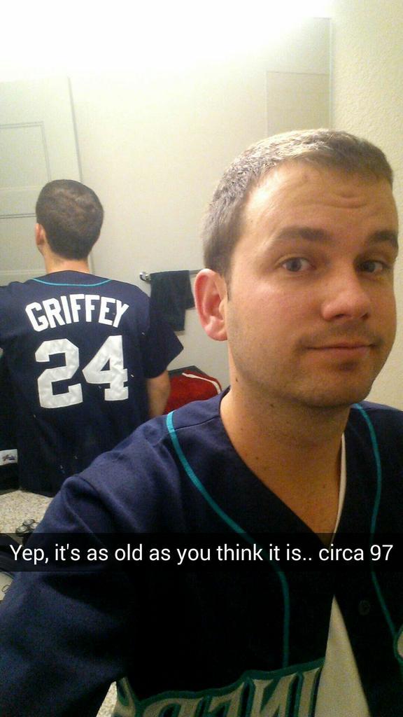 Marc_Hoffman's tweet image. Gonna be reppin' the one of the all-time greats at Coors Field today! #Griffey #NotaThrowback