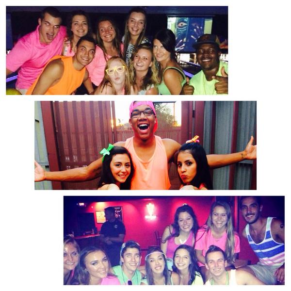 ChiOmegaASU's tweet photo. Tight N' Bright with PIKE last night was a blast 🎳✨💜 #asuchiomega #asupike http://t.co/RhuU62Oam5