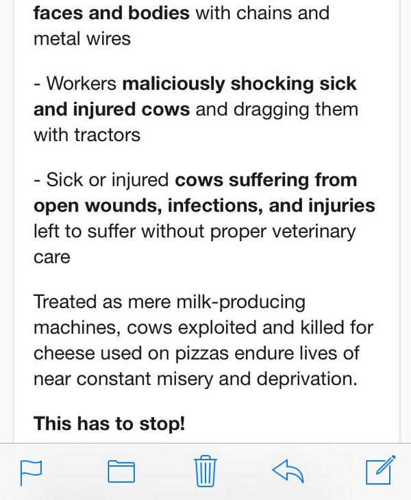 Berrysherry_'s tweet image. I can't even enjoy eating pizza anymore 💔😢 #poorcows #hastostop