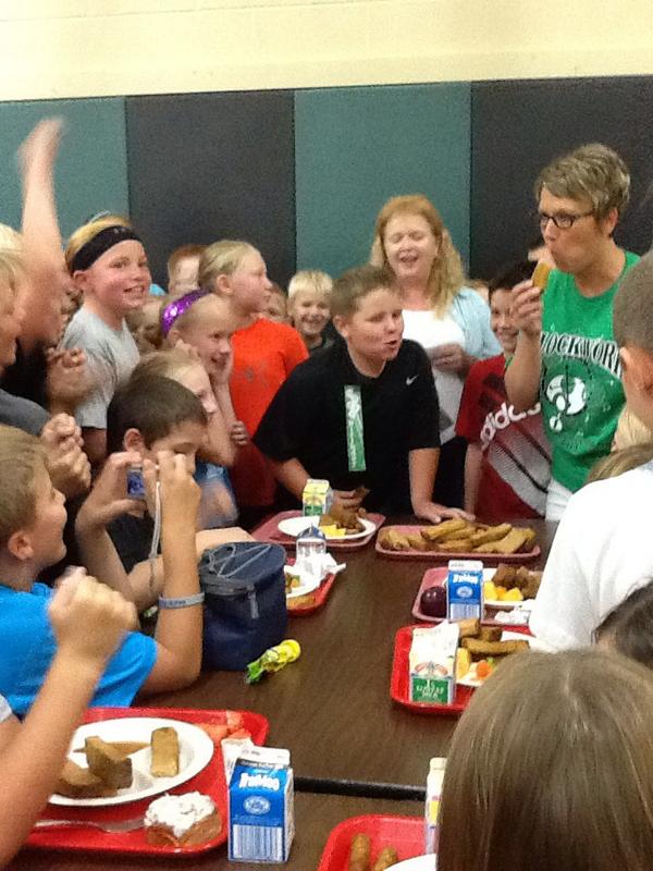 NS4th's tweet photo. The eating contest was great fun. Nolan won! http://t.co/lTKQHwr0EQ