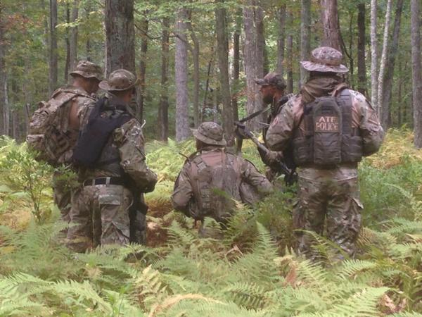In the thick of it, ATF w/<a href="/PAStatePolice/">PA State Police</a> &amp; <a href="/FBI/">FBI</a> seek &amp; search for murder suspect #EricMatthewFrein