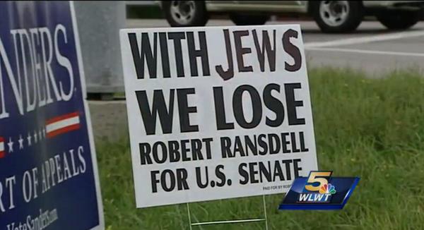Politics_PR's tweet photo. A Neo-Nazi Is Running For The Kentucky Senate On The Slogan ‘With Jews We Lose’ http://t.co/QFlMUlV3FG  #p2 #tcot http://t.co/NNUzs0vp5c