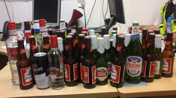This alcohol has been taken from young people in Scarlet, South of the Island. #KeepingYoungPeopleSafe #IOMSNPT