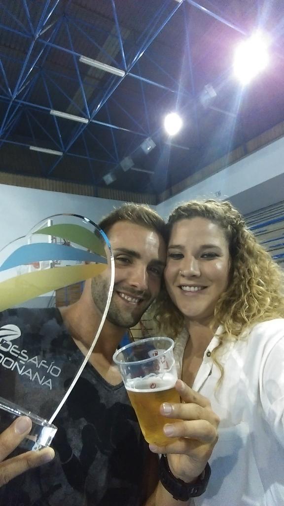 olpero86's tweet photo. Con su trofeo #cycle360 @AlGramol http://t.co/f5SDCQBQYv