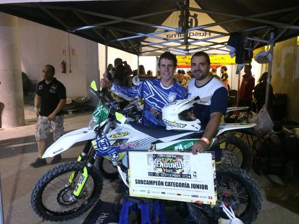 Segundo junior ,en el superenduro de las roza (madrid ) .