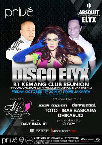 B1Jkt's tweet photo. @JackBoydLapian: 17 October @priveJKT » @B1Jkt REUNION w/ @Alfi_Da_Lovely @djto2 @dennyabal @IbaasBaskara n more!! http://t.co/9DVUACAfLo