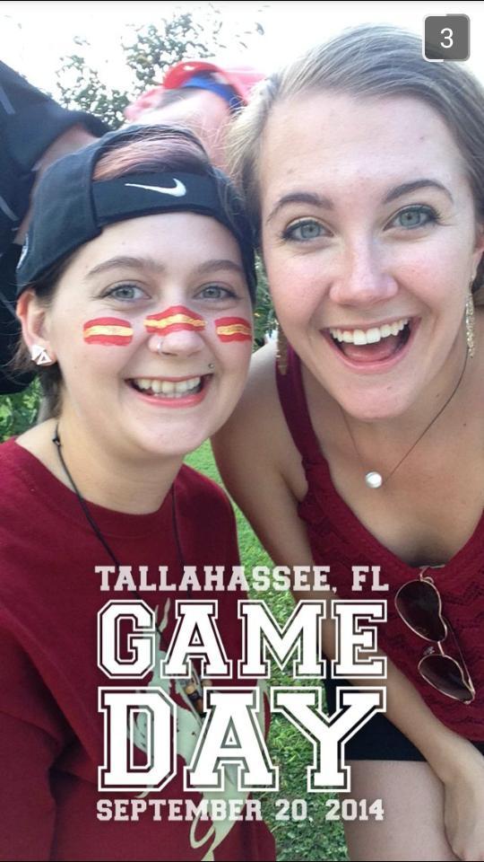EmmaLa_Virginia's tweet photo. Watching the best with the best! #Noles #FSUGameDay http://t.co/BRTbvsDR7s