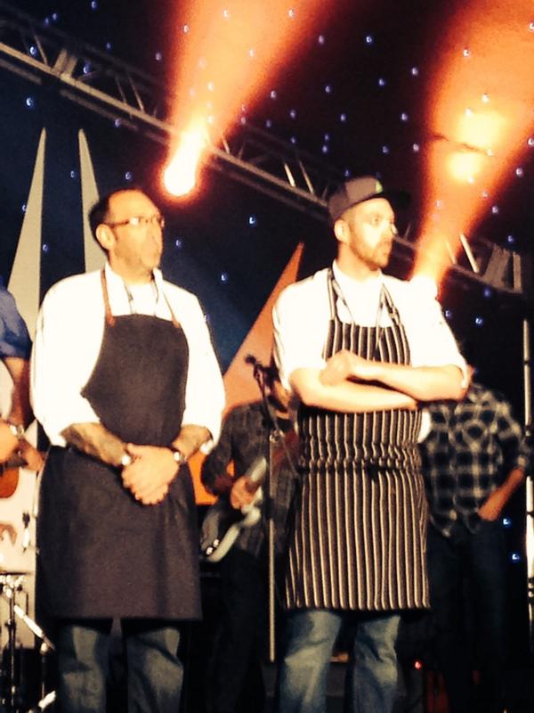 PEI_Shellfish's tweet photo. Shout out to local chef Mike Clarke from @TerreRougePEI for making it to the final 2 &amp; taking 2nd place $2500 cash! http://t.co/GGlzaZ7eYq