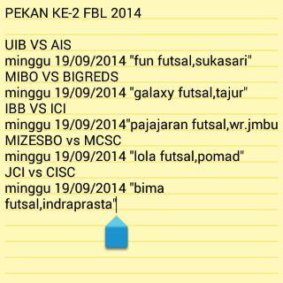 Udah Di ralat. :p RT<a href="/novriromano/">novri K. romano</a>: Nntn mibo ? :/ RT <a href="/shietie04/">Shitie</a>: Oke fix gw nonton k RT <a href="/novriromano/">novri K. romano</a>: #FBL2014 ""