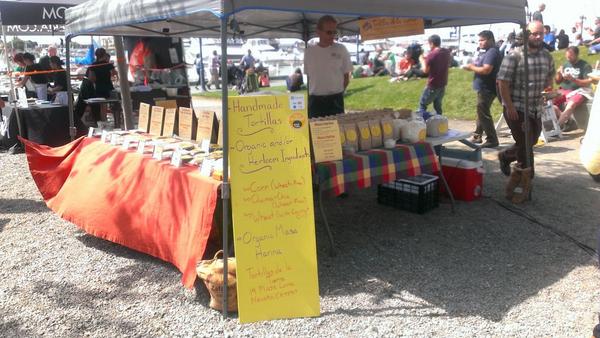 almasemillera's tweet photo. We're here at @eatrealfest with handmade tortillas, masa harina, & pinole! #ERF2014 http://t.co/GqyfBOiN6o