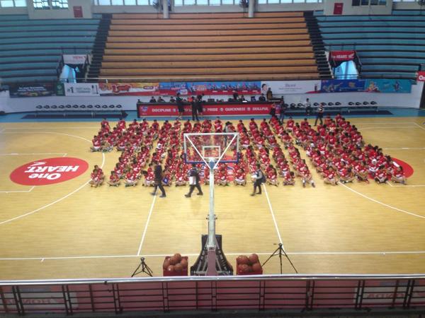 Ini nih semua camper yg ikut #HondaDBLCamp ada 112 camper putra dan 112 camper putri di DBL Arena skrg.