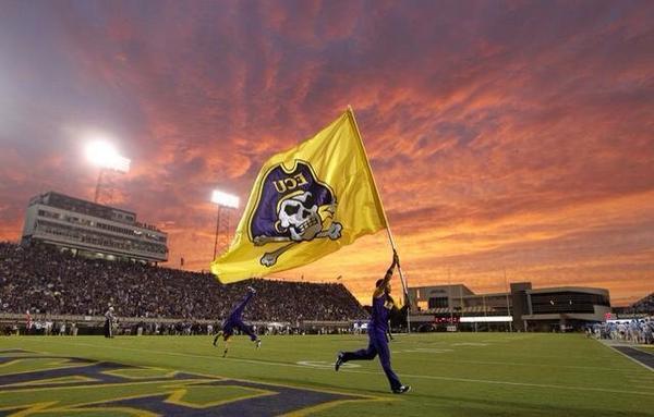 @pirateradio1250 <a href="/ECUPirateCannon/">#BOOM!</a> @ECUSquirrels @CoachTart Hey Tarheels, how's our sword taste?