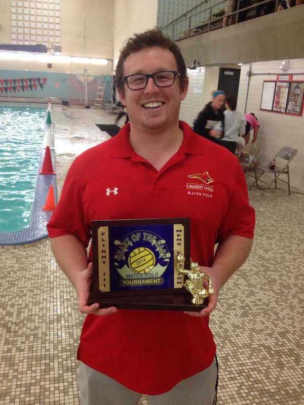 7-5 win against Souderton... Here's coach with the plaque
