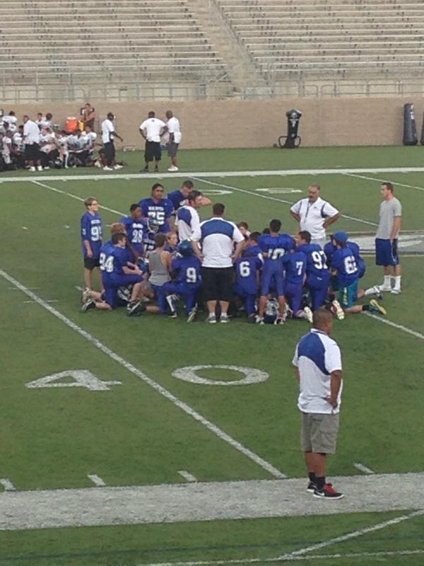 ChadDemasi's tweet photo. Hanging at the football game with Chase . #99 http://t.co/LseJ96r0q4
