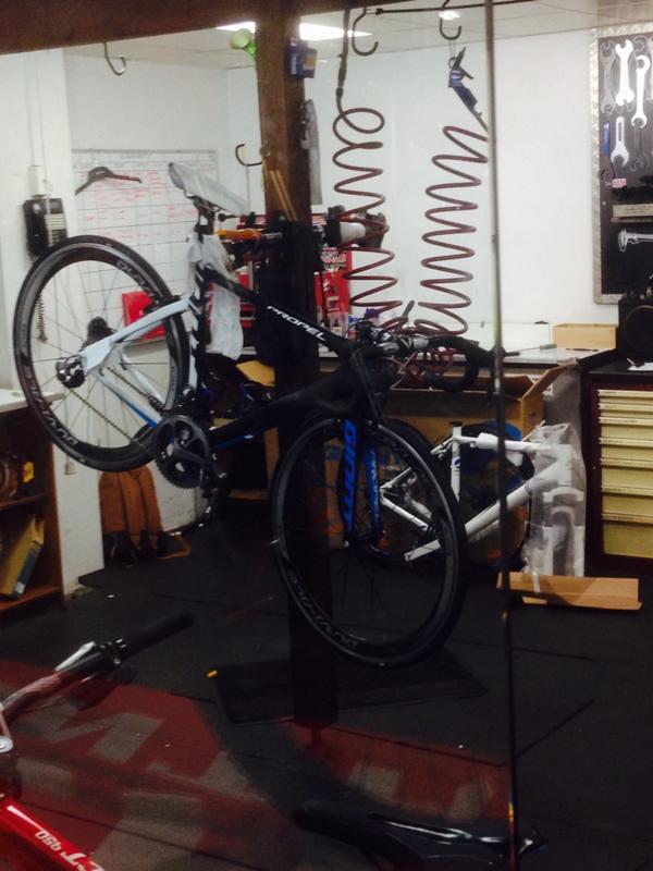 geoffbramann's tweet photo. Missing something @DanMacPherson got myself some new wheels. You snooze, you lose!! http://t.co/pEnrhZjodk