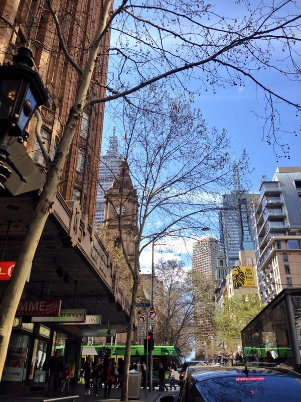 Melbourne's tweet photo. Lovely day for it http://t.co/8SQC758akg