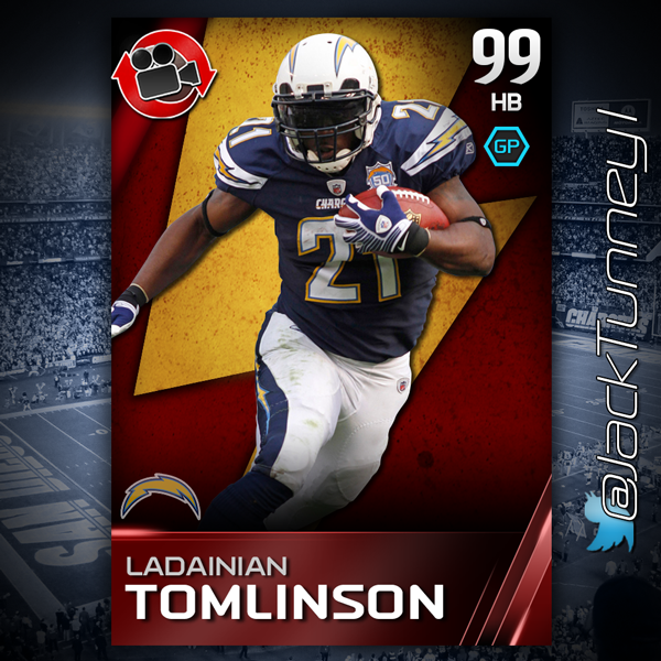 MaddenGraphics's tweet photo. Flashback Ladainian Tomlinson
Made for: @JackTunney1 
Artist: @mut_leo http://t.co/Z2oj8z2DIr