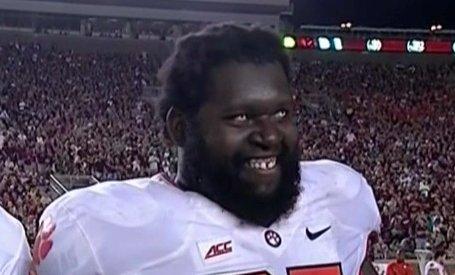 SBNation's tweet photo. This Clemson player is excited for overtime: http://t.co/va4EzL0svW http://t.co/am4kzRCJum