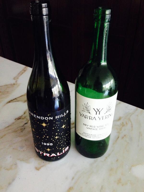Unwine1's tweet photo. @ClarendonHills @YarraYering couldn't separate them, both sensational!! 👌
#98/100👏👏 http://t.co/LtVotrYCOZ