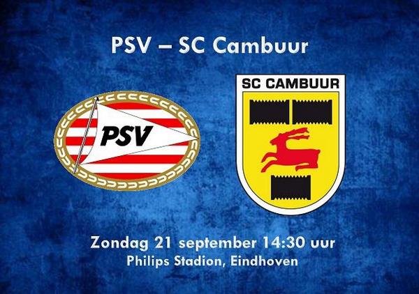 SCCambuurLwd's tweet photo. MATCHDAY!! De echte topper van #SuperSunday is natuurlijk #PSV - #Cambuur. RT voor #winst in #Eindhoven #psvcam http://t.co/LgfQe8qFEx