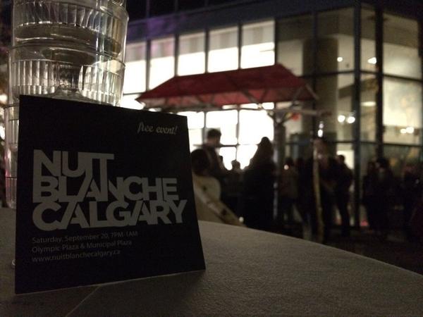 Awesome event and vibe.  Thanks <a href="/NuitBlancheYYC/">Nuit Blanche Calgary</a> #yyc #calgary yycarts <a href="/cityofcalgary/">City of Calgary</a>