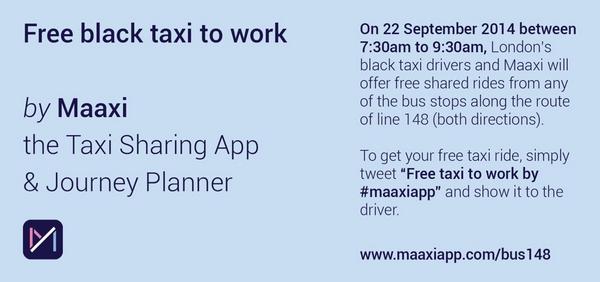 NatRothschild1's tweet photo. @JAZZYCAB @TheLTDA @Maaxitaxi still operating #148bus route tomorrow due to customer demand! http://t.co/ccO5xMeHuU