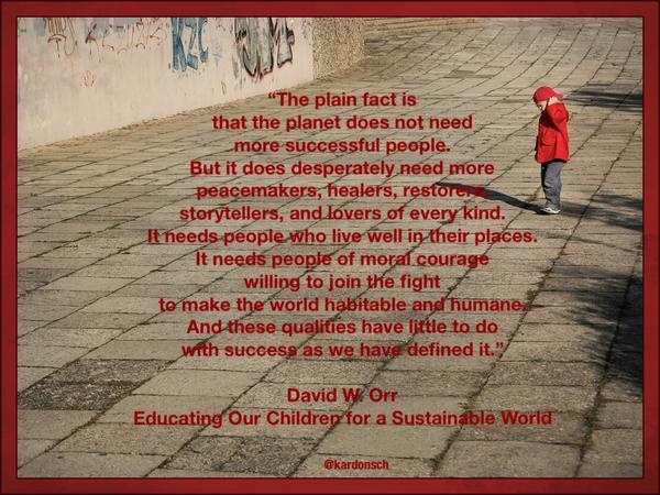 Succesvolle mensen, excellente scholen, de beste.......
Hebben we niet veel meer behoefte aan.......................?