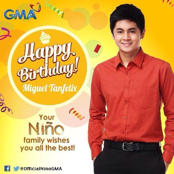     Happy Birthday Miguel Tanfelix, From family 