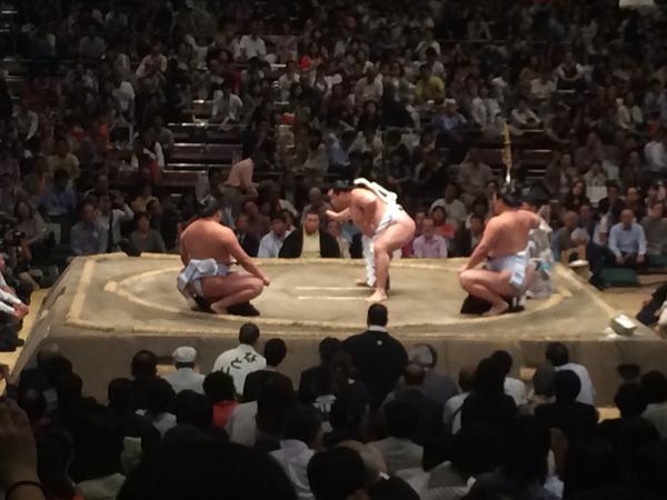 25foreign's tweet photo. I'm watching sumo😃👌 http://t.co/DlUpbuIikr
