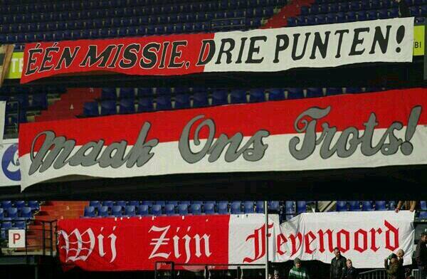 FR1908Nieuws's tweet photo. MATCHDAY!!! 14.30 uur in De Kuip, de Klassieker: #Feyenoord - Ajax! Alleen een overwinning telt vandaag. #feyaja http://t.co/S3AxSmRQer