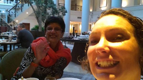 PlainTalkingHR's tweet image. Breakfast with @tech__angels for #ENCO2014 . X