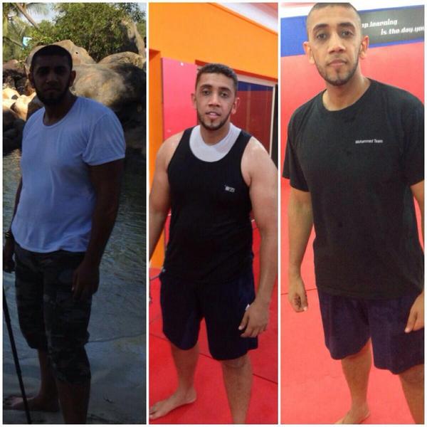 Bahrainmma's tweet photo. Congrats mohammed. Great transformation in 3 months. Serious training and serious results. Are you next? http://t.co/f4GjuMomeW