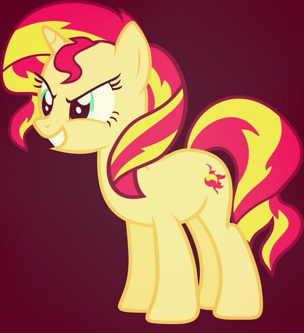 tranzmute_art's tweet image. Sunset motherbuckin Shimmer! Drip drip drop, the plots gonna get thicker #brony #randomrap #doh
