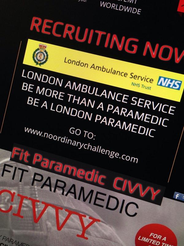 FitParamedic's tweet photo. #noordinarychallenge #EMS #London #medic #parafit #fitness #fitparamedic @SPAbird @LAS_OpsDirector http://t.co/ZP54aYgBkN