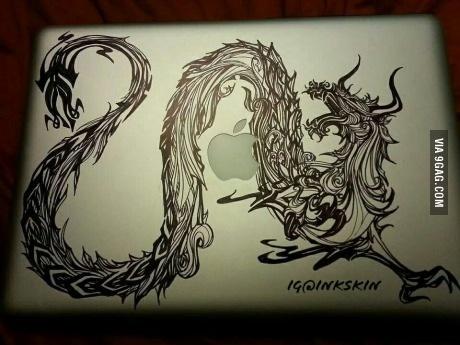 iHaZeReign's tweet photo. Let my girl freestyle sharpie the mac. Hit or Miss? http://t.co/KS1QWlWvNL via @9GAG http://t.co/apPEH18Pyl