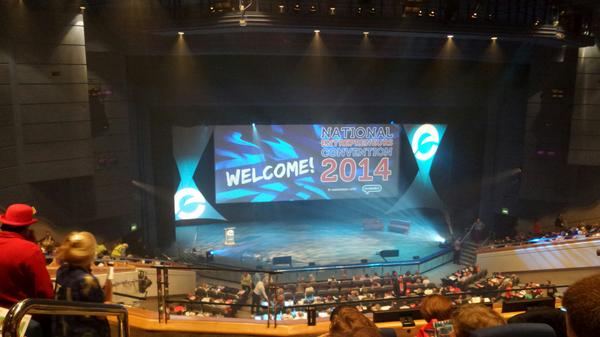 VAstoke's tweet photo. At ICC awaiting the start of #enco2014 http://t.co/bFvho0Abml