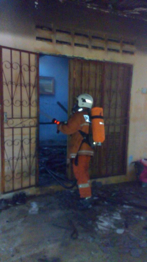 Kebakaran rumah di Jalan Benta - Kampung Binjal, Jerantut.