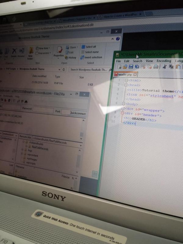 MrSmallz84's tweet photo. In the code lab for the final preparations for the RTR site!! Coding deep!!
#realtalkrecords #bigtings #muchlove http://t.co/N9GsTcYwcg
