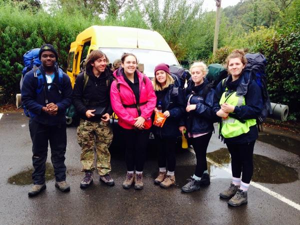 LIDNEYBUS's tweet photo. @LlanwernCCF Y12's on Silver DofE exped. at the Gower this wknd #teamwork #proud @DofE http://t.co/nDvbzPutDs