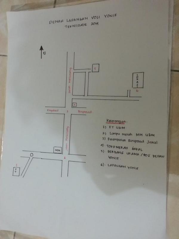 Oiya, nih ndes yg belom tau tempat pertandingan volinya