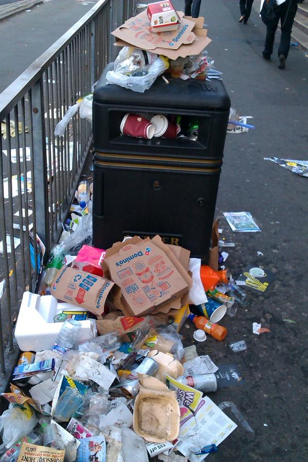 Taken outside Sainsbury's Oxford Road, Manchester, near Stanford Building #litterpix